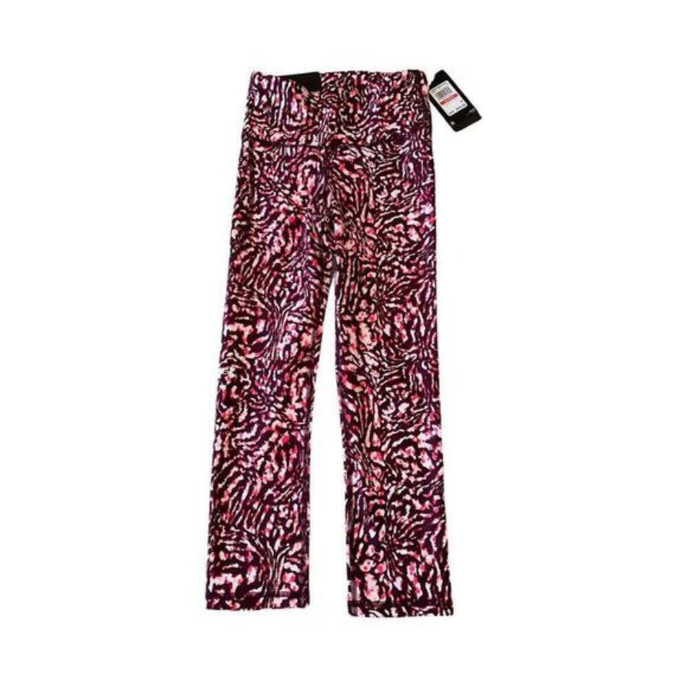 NEW WOMENS UNDER ARMOUR HEATGEAR PRINTED COMPRESSION CAPRI LEGGINGS XS.